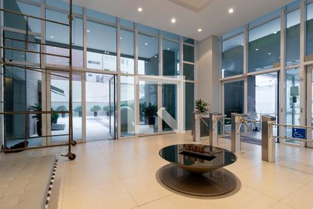 Studio para alugar com 40m², 1 quarto e sem vaga Studio para alugar com 40m², 1 quarto e sem vagaHall de entrada