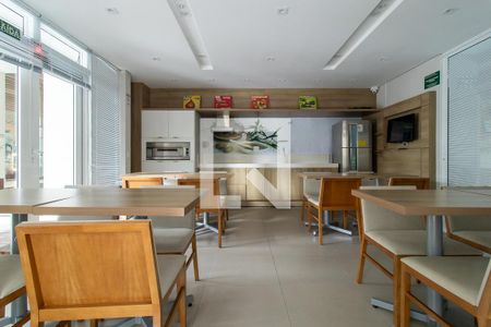 Studio para alugar com 40m², 1 quarto e sem vaga Studio para alugar com 40m², 1 quarto e sem vagaÁrea comum - Salão Pizza