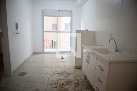 Sala e Cozinha de kitnet/studio à venda com 1 quarto, 29m² em Vila Guilherme, São Paulo