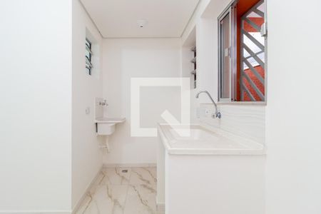 Cozinha de kitnet/studio para alugar com 1 quarto, 14m² em Belenzinho, São Paulo