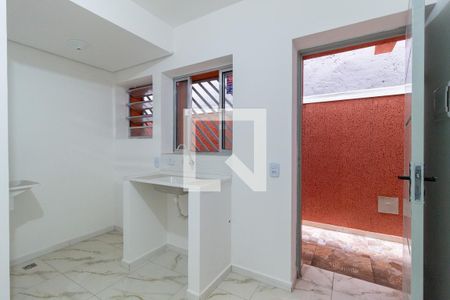 Cozinha de kitnet/studio para alugar com 1 quarto, 14m² em Belenzinho, São Paulo