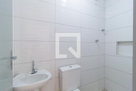 Banheiro de kitnet/studio para alugar com 1 quarto, 12m² em Belenzinho, São Paulo