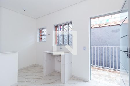 Cozinha de kitnet/studio para alugar com 1 quarto, 12m² em Belenzinho, São Paulo