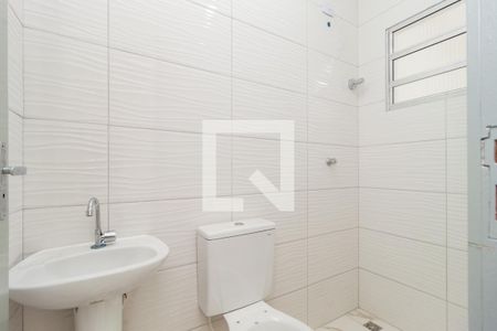 Banheiro de kitnet/studio para alugar com 1 quarto, 12m² em Belenzinho, São Paulo