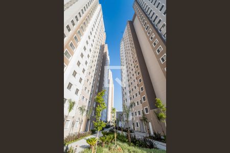 Apartamento para alugar com 39m², 2 quartos e sem vagaFachada dos blocos