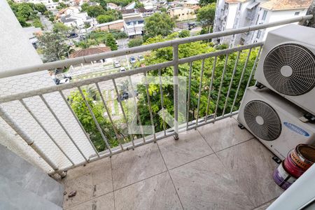Varanda da Sala de apartamento para alugar com 3 quartos, 55m² em Campo Grande, Rio de Janeiro