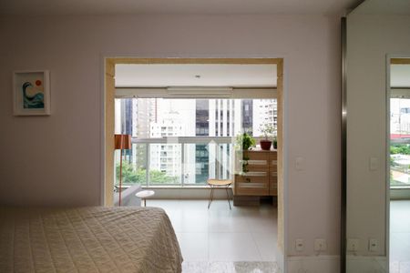 Varanda da Sala de kitnet/studio para alugar com 1 quarto, 37m² em Itaim Bibi, São Paulo