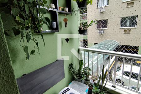 varanda de apartamento à venda com 3 quartos, 66m² em Taquara, Rio de Janeiro