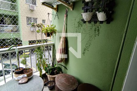 varanda de apartamento à venda com 3 quartos, 66m² em Taquara, Rio de Janeiro