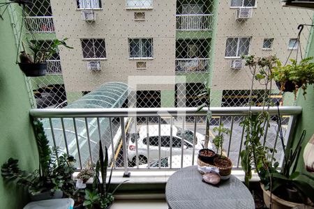 varanda de apartamento à venda com 3 quartos, 66m² em Taquara, Rio de Janeiro