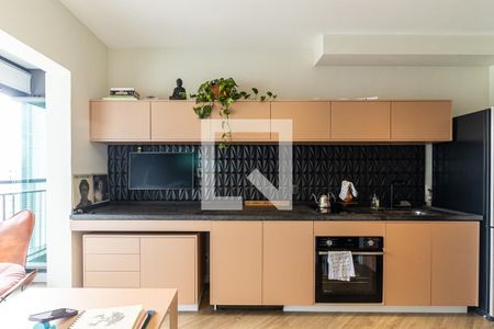Cozinha de kitnet/studio à venda com 1 quarto, 43m² em República, São Paulo