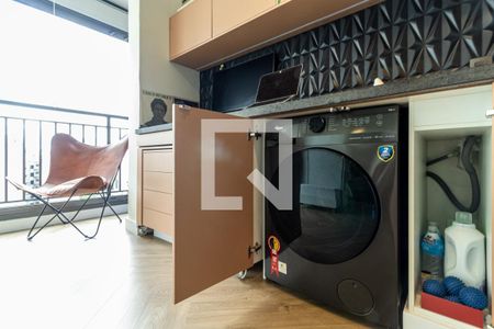 Studio para alugar com 43m², 1 quarto e sem vagaCozinha - Lavadora