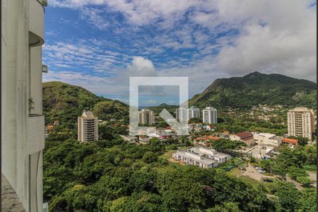 Varanda - Vista de apartamento à venda com 2 quartos, 95m² em Recreio dos Bandeirantes, Rio de Janeiro