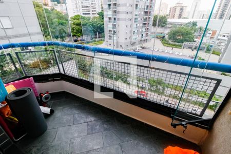 Varanda da Sala de apartamento para alugar com 3 quartos, 96m² em Vila Andrade, São Paulo