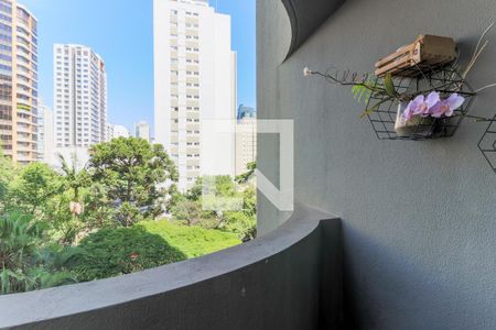 Varanda da Sala de apartamento à venda com 2 quartos, 75m² em Campo Belo, São Paulo