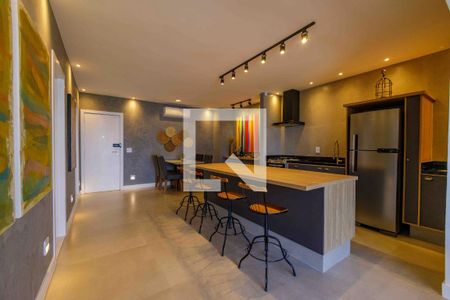 Sala de apartamento à venda com 1 quarto, 62m² em Barra da Tijuca, Rio de Janeiro