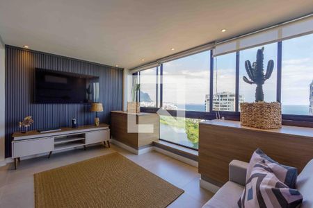 Sala de apartamento à venda com 1 quarto, 62m² em Barra da Tijuca, Rio de Janeiro