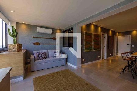 Sala de apartamento à venda com 1 quarto, 62m² em Barra da Tijuca, Rio de Janeiro