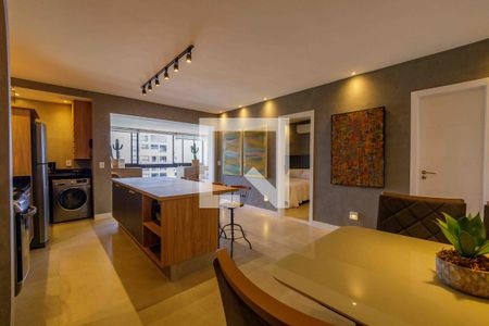 Sala de apartamento à venda com 1 quarto, 62m² em Barra da Tijuca, Rio de Janeiro