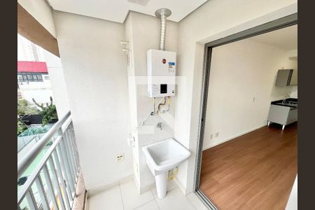 Varanda da Sala/Cozinha de kitnet/studio à venda com 1 quarto, 28m² em Parada Inglesa, São Paulo