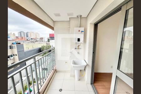 Varanda de kitnet/studio à venda com 1 quarto, 28m² em Parada Inglesa, São Paulo