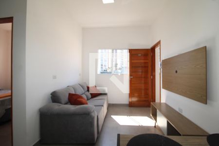 Sala / Cozinha de apartamento para alugar com 1 quarto, 30m² em Carandiru, São Paulo