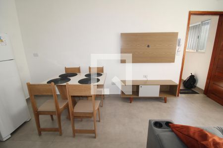 Sala / Cozinha de apartamento para alugar com 1 quarto, 30m² em Carandiru, São Paulo