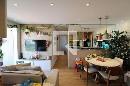 Apartamento à venda com 70m², 3 quartos e 2 vagasSala integrada com a Cozinha