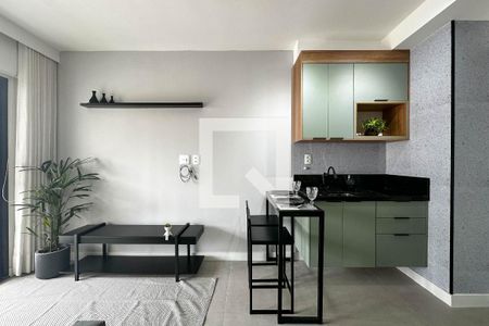 Sala de apartamento para alugar com 1 quarto, 32m² em Pompeia, São Paulo