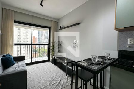 Sala de apartamento para alugar com 1 quarto, 32m² em Pompeia, São Paulo