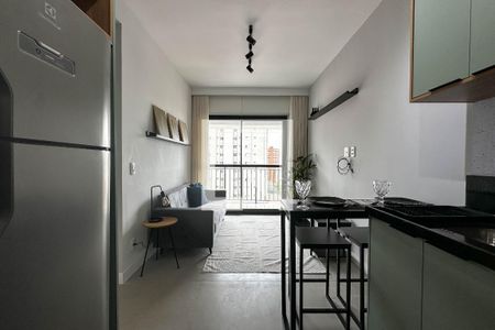 Sala de apartamento para alugar com 1 quarto, 32m² em Pompeia, São Paulo