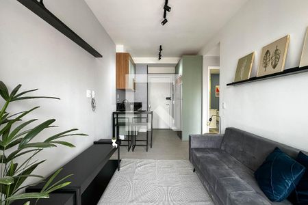 Sala de apartamento para alugar com 1 quarto, 32m² em Pompeia, São Paulo