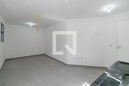 Sala / Cozinha de kitnet/studio para alugar com 1 quarto, 25m² em Vila Lais, São Paulo