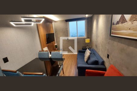 Sala de apartamento à venda com 1 quarto, 54m² em Centro, Santo André