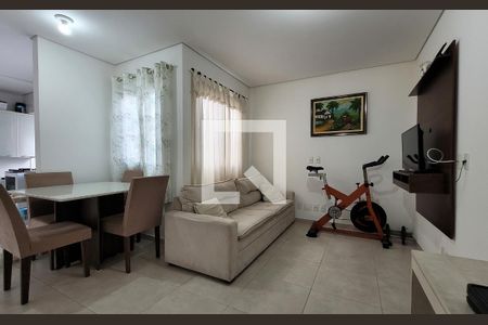 Sala de apartamento à venda com 3 quartos, 84m² em Santa Maria, Santo André