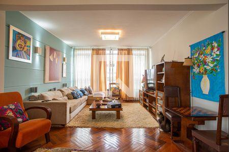 Sala de estar de apartamento à venda com 3 quartos, 176m² em Consolação, São Paulo