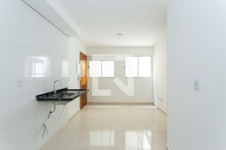 Sala e Cozinha de apartamento à venda com 2 quartos, 36m² em Chácara Califórnia, São Paulo