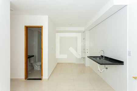 Sala e Cozinha de apartamento à venda com 2 quartos, 36m² em Chácara Califórnia, São Paulo