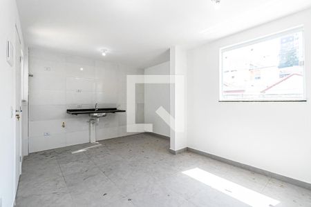 Sala / Cozinha de apartamento para alugar com 1 quarto, 37m² em Vila Lais, São Paulo
