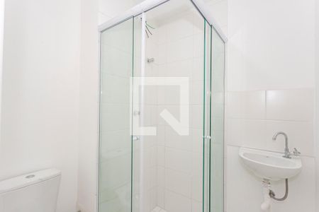 Banheiro de kitnet/studio à venda com 1 quarto, 18m² em Vila Moraes, São Paulo