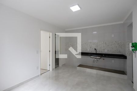 Sala e Cozinha de apartamento à venda com 1 quarto, 30m² em Santana, São Paulo