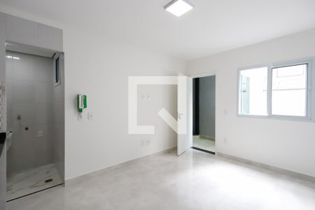 Sala e Cozinha de apartamento à venda com 1 quarto, 30m² em Santana, São Paulo