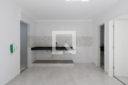 Sala e Cozinha de apartamento à venda com 1 quarto, 30m² em Santana, São Paulo