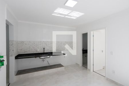 Sala e Cozinha de apartamento à venda com 1 quarto, 30m² em Santana, São Paulo