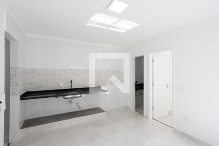 Sala e Cozinha de apartamento à venda com 1 quarto, 30m² em Santana, São Paulo