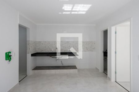 Sala e Cozinha de apartamento à venda com 1 quarto, 30m² em Santana, São Paulo