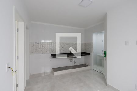 Sala e Cozinha de apartamento à venda com 1 quarto, 34m² em Santana, São Paulo