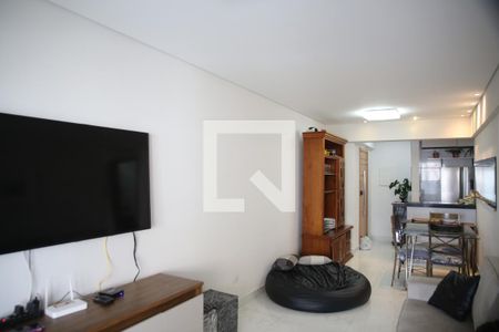Sala de apartamento para alugar com 3 quartos, 120m² em Vila Caiçara, Praia Grande