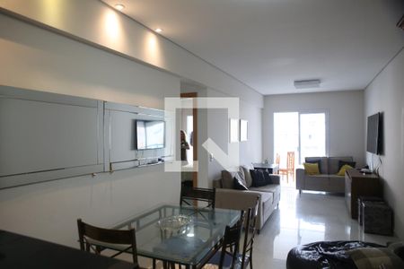 Sala de apartamento para alugar com 3 quartos, 120m² em Vila Caiçara, Praia Grande