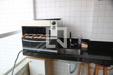 Varanda da Sala de apartamento para alugar com 3 quartos, 120m² em Vila Caiçara, Praia Grande